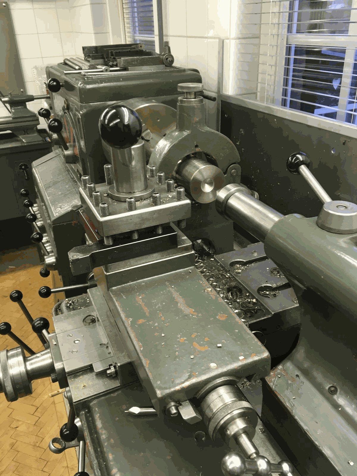 Workshop machinery after professional cleaning